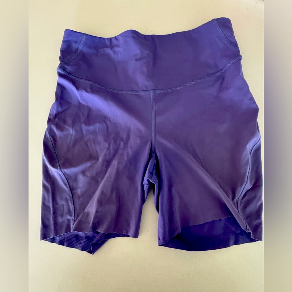 Purple lululemon shorts size 8